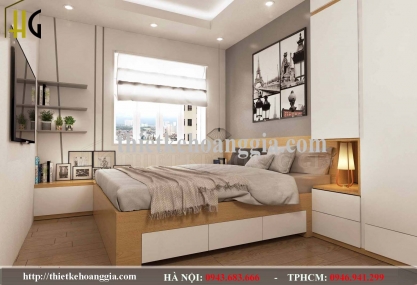 Thiết kế thi công nội thất căn hộ chung cư chị Linh tại Linh Đàm